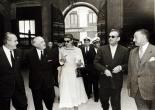 Los príncipes de Mónaco en su visita a Valencia en 1956