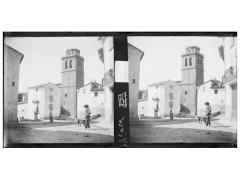 CARLOS SARTHOU CARRERES. Vista parcial de la iglesia de Viver. 1910. ES.462508.ADPV/Colección Sarthou, imagen nº 01126