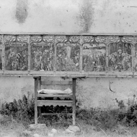ENRIQUE CARDONA. Predela del retablo de la Virgen de la Leche. Anónimo s.XV. Arciprestal de San Mateo. 1928. ES.462508.ADPV/Colección Cardona, imagen nº 00880
