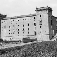 CARLOS SARTHOU CARRERES. Vista general del monasterio de Santa María del Puig. El Puig. 1925. ES.462508.ADPV/Colección Sarthou, imagen nº 00335