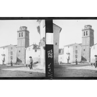CARLOS SARTHOU CARRERES. Vista parcial de la iglesia de Viver. 1910. ES.462508.ADPV/Colección Sarthou, imagen nº 01126