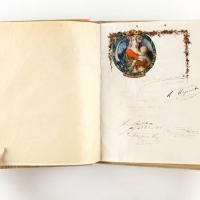 BARTOLOMÉ MONGRELL MUÑOZ. Fulla de signatures de l'àlbum de visites de la Casa Hospici La nostra Senyora de la Misericòrdia. 23 maig i 27 juliol 1910. ES.462508.ADPV/Casa Misericòrdia/a.1.10, vol. 1