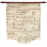AUTOR DESCONOCIDO. Línea, diseño exemplar antigüedades, nacimientos, ocupciones de [los] descendientes de Joseph Pastor y Isabel Blanch. 1708. ES.462508.APDV/Duquesa de Almodóvar/Pergamino 1.466.