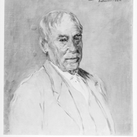 Retrato del Jardinero Mayor Don Simón Peris Giner por Ignacio Pinazo Camarlench, 1884. Museo de Bellas Arte de Valencia. Fotografía: Colección Enrique Cardona, ca. 1930. Signatura 0775.